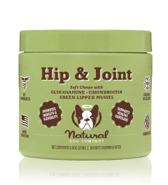 Natural Dog Company's 9.5 oz Hip & Joint Supplement (90 chews)