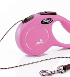 Flexi Classic Mini 18lb 10' Cord Pink