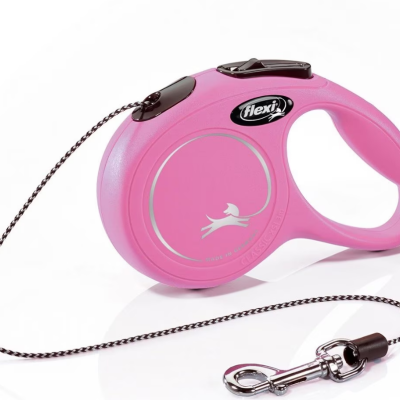 Flexi Classic Mini 18lb 10' Cord Pink