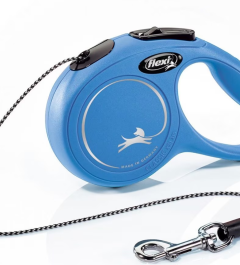 Flexi Classic Mini 18lb 10' Cord Blue