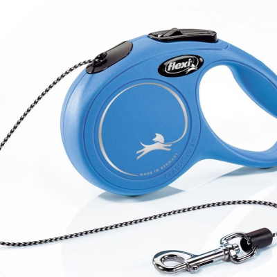 Flexi Classic Mini 18lb 10' Cord Blue