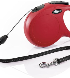 Flexi Classic Medium 44lb 16' Cord Red