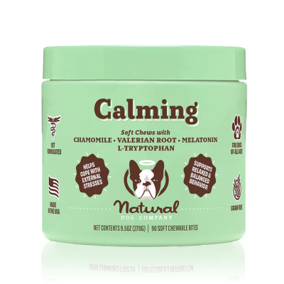 Natural Dog Company's 9.5 oz Calming Supplement (90 chews)