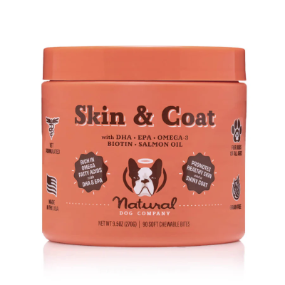Natural Dog Company's 10oz Skin & Coat Supplement