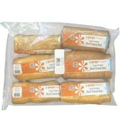 GoGo 6 pack Large Smoked Beef Cheek Roll