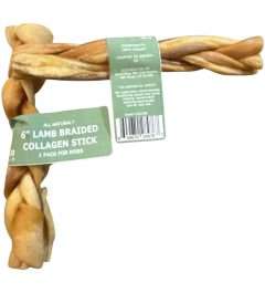 EW 6" Lamb Braided Collagen Stick