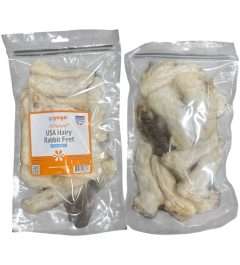 GoGo 12 pack USA Hairy Rabbit Feet