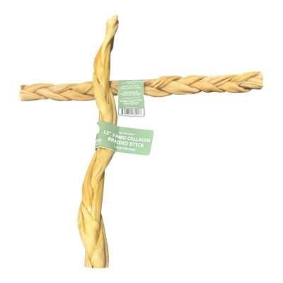 EW 12" Jumbo Collagen Braided Stick